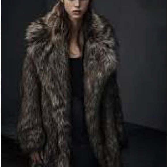 Brand New never worn AllSaints Elya Faux Fur Coat size XSMALL gorgeous faux fur - Picture 5 of 5